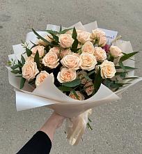 Букет Кремовые розы Латте в Тарасовке